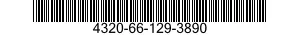 4320-66-129-3890 PATTERN, FULCRUM BR 4320661293890 661293890