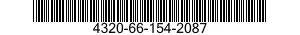 4320-66-154-2087 SLEEVE,SHAFT,PUMP 4320661542087 661542087