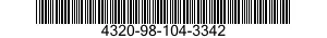 4320-98-104-3342  4320981043342 981043342