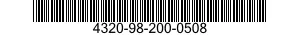 4320-98-200-0508  4320982000508 982000508