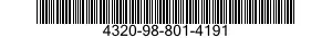 4320-98-801-4191 DRIVE RING 4320988014191 988014191