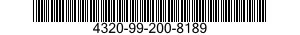 4320-99-200-8189  4320992008189 992008189