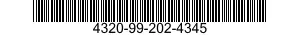 4320-99-202-4345 PUMP,CENTRIFUGAL 4320992024345 992024345