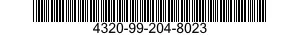 4320-99-204-8023 SLEEVE,SHAFT,PUMP 4320992048023 992048023