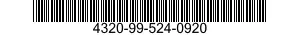 4320-99-524-0920  4320995240920 995240920