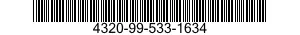 4320-99-533-1634 BUSH,BOTTOM BEARING 4320995331634 995331634