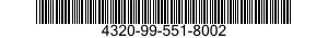 4320-99-551-8002 ROTOR,PUMP 4320995518002 995518002