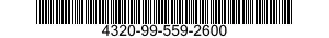 4320-99-559-2600  4320995592600 995592600