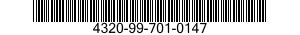 4320-99-701-0147 SCREWS AND INSERT 4320997010147 997010147