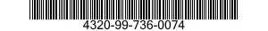 4320-99-736-0074 INDICATOR ARM 4320997360074 997360074