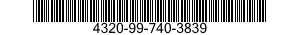 4320-99-740-3839 DIAPHRAGM 4320997403839 997403839