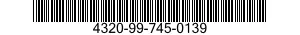 4320-99-745-0139  4320997450139 997450139