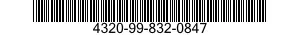 4320-99-832-0847 SEAT,COMPRESSION HE 4320998320847 998320847