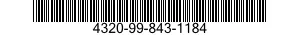 4320-99-843-1184  4320998431184 998431184