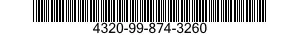 4320-99-874-3260 PARTS KIT,RECIPROCATING PUMP 4320998743260 998743260