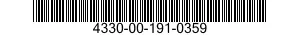 4330-00-191-0359 FILTER ELEMENT,FLUID 4330001910359 001910359