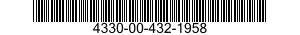 4330-00-432-1958 FILTER ELEMENT,FLUID 4330004321958 004321958