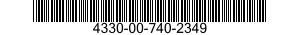 4330-00-740-2349 FILTER ELEMENT,FLUID,PRESSURE 4330007402349 007402349