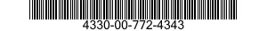 4330-00-772-4343 FILTER ELEMENT,FLUID 4330007724343 007724343