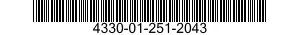 4330-01-251-2043  4330012512043 012512043