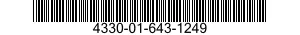 4330-01-643-1249 FILTER ELEMENT,FLUID 4330016431249 016431249