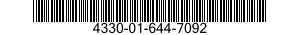 4330-01-644-7092 BRACKET,FILTER MOUNTING 4330016447092 016447092