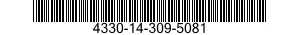 4330-14-309-5081 VALVE,REGULATING,FLUID PRESSURE 4330143095081 143095081