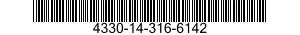 4330-14-316-6142  4330143166142 143166142