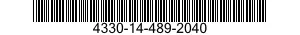 4330-14-489-2040 BRACKET,FILTER MOUNTING 4330144892040 144892040