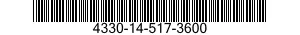 4330-14-517-3600 COVER,FLUID FILTER 4330145173600 145173600