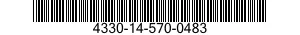 4330-14-570-0483 BRACKET,FILTER MOUNTING 4330145700483 145700483