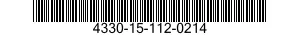 4330-15-112-0214 FILTER ELEMENT, FLU 4330151120214 151120214