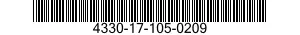 4330-17-105-0209 FILTER ELEMENT,FLUID 4330171050209 171050209