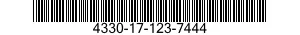 4330-17-123-7444 ONTLUCHTINGSFILTER 4330171237444 171237444