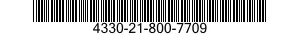 4330-21-800-7709  4330218007709 218007709
