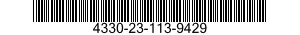 4330-23-113-9429 FILTER ELEMENT,FLUID 4330231139429 231139429