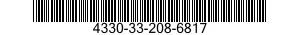 4330-33-208-6817 BRACKET,FILTER MOUNTING 4330332086817 332086817