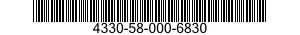 4330-58-000-6830 FILTER ELEMENT,FLUID 4330580006830 580006830
