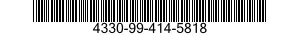 4330-99-414-5818 FILTER ELEMENT,FLUID,PRESSURE 4330994145818 994145818