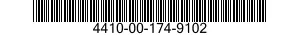 4410-00-174-9102 HEATING ELEMENT,ELECTRICAL,IMMERSION TYPE 4410001749102 001749102