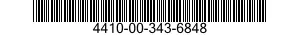 4410-00-343-6848  4410003436848 003436848