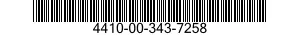 4410-00-343-7258  4410003437258 003437258
