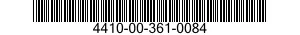 4410-00-361-0084  4410003610084 003610084
