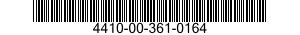 4410-00-361-0164  4410003610164 003610164