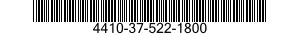 4410-37-522-1800 BOILER,STEAM,HIGH PRESSURE 4410375221800 375221800