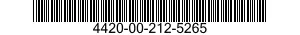 4420-00-212-5265  4420002125265 002125265