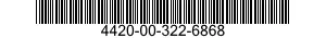 4420-00-322-6868  4420003226868 003226868