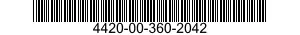 4420-00-360-2042  4420003602042 003602042