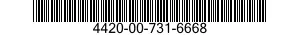4420-00-731-6668  4420007316668 007316668