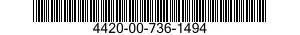 4420-00-736-1494  4420007361494 007361494